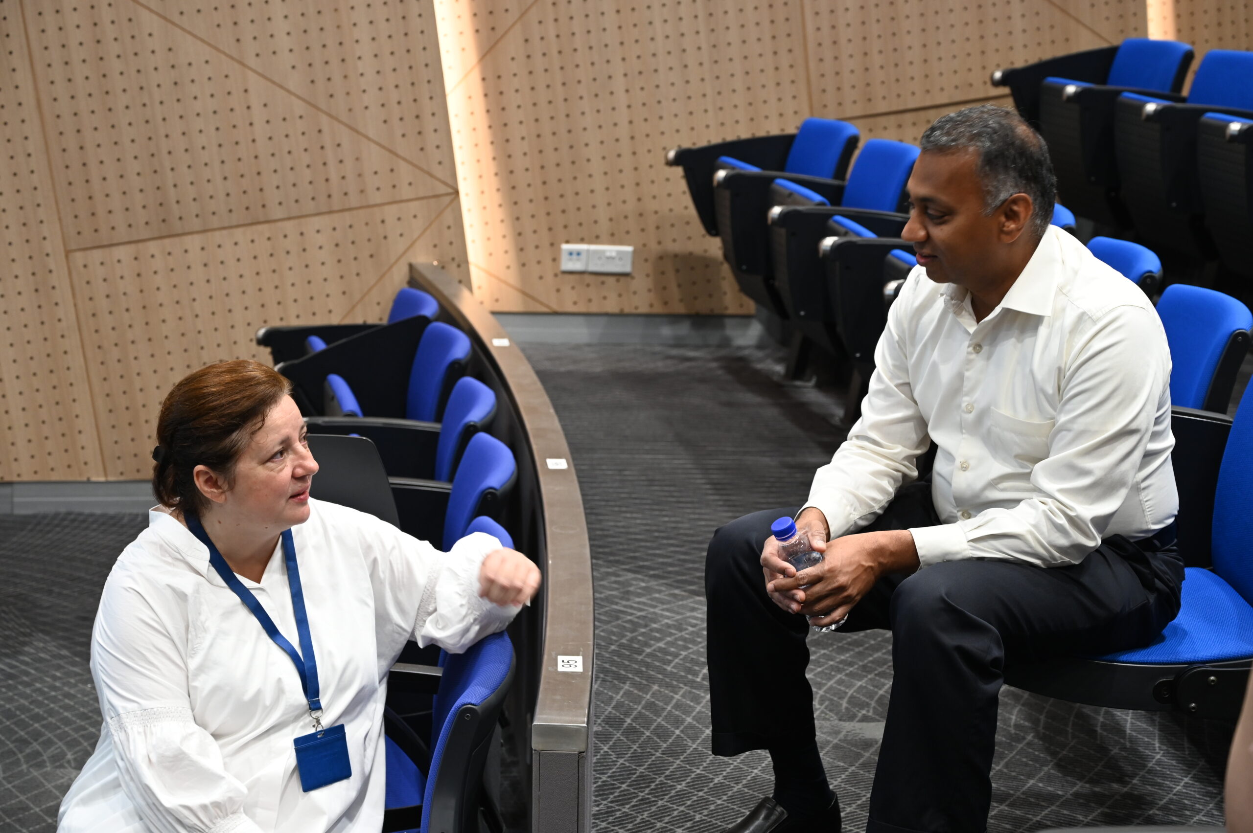 Co-Director Professor Silvija and Dr. Satheesh (Vice-President, Applied Materials)